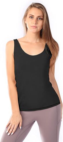 قمصان داخلية نسائية من TAIPOVE بحمالة صدر مدمجة ودعم كاميس أساسي من القطن المطاطي in Kuwait