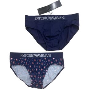 Emporio Armani Men's Classic Pattern Mix 2-Pack Brief