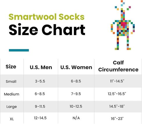 Smartwool Everyday Larimer Crew Socks For Men and Women in Kuwait