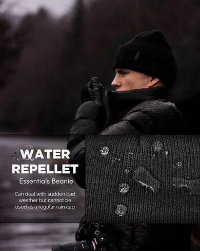 Camptrace Beanie for Men Winter Hat for Women Men Cuffed Slouchy Cold Weather Outdoor Water-Resistant Windproof Warm in Kuwait