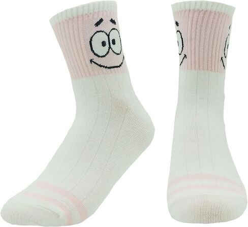 JJMax Women's Spongebob Squarepants Cotton Blend Cartoon Socks in Kuwait