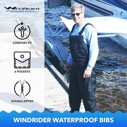 مرايل مضادة للماء من WindRider Pro | مرايل الصيد والإبحار | 6 جيوب in Kuwait