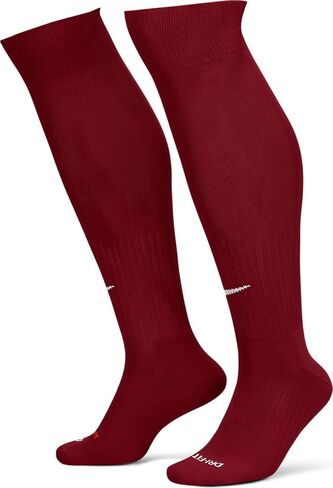 Nike Unisex Classic II Cushion Over-the-Calf Soccer Football Sock Red/White, L in Saudi Arabia