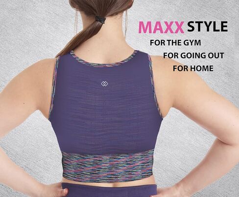 MAXXIM Womens Crop Tank for Gym Workout Yoga Running in Saudi Arabia
