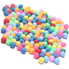 KEVENZ 60 or 120 Pack Ping Pong Balls, Assorted Color Table Tennis Balls, Multi-Color Pong Balls for Pong Games, Arts and Craft, Party Decoration, Not for Ball Pit