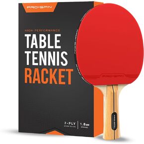 PRO-SPIN Ping Pong Paddles - High-Performance Sets with Premium Table Tennis Rackets, 3-Star Ping Pong Balls, Compact Storage Case | Ping Pong Paddle Set of 2 or 4 for Indoor & Outdoor Games in Kuwait