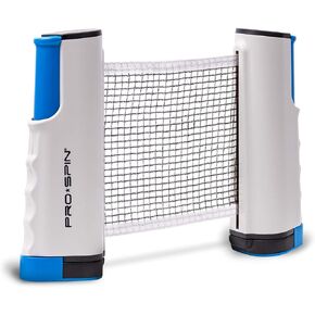 PRO-SPIN All-in-One Portable Ping Pong Paddles Set | Table Tennis Set with Retractable Ping Pong Net (Up to 72" Wide) | Premium Paddles, 3-Star Balls | Storage Case | Family Fun | Gift in Kuwait