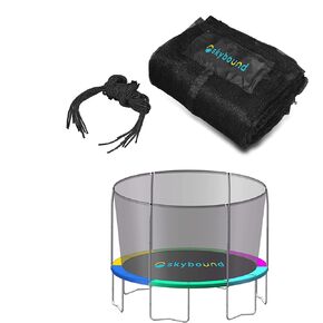 SkyBound Bounce Pro/Sports Power Round Net fits 14ft Trampolines That use 6 Straight Curved Poles with Top Ring (NET ONLY - Poles & Trampoline NOT Included) in Saudi Arabia