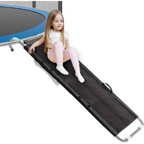 زلاقة ترامبولين يونيفرسال من جيمون إكس مع مقابض، ملحقات ترامبولين متينة مع نسيج قوي مقاوم للتمزق، سلم منزلق يسمح للأطفال بالتسلق والانزلاق إلى الأسفل للتمتع بتجربة لعب أفضل وأكثر أمانًا in Kuwait