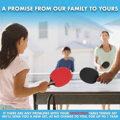 مجموعة مضارب تنس طاولة بجودة احترافية مكونة من 4 مضارب تنس طاولة مع (4) مضارب تنس طاولة وكرات (8) مجموعة من 4 مضارب تنس طاولة من 4 لاعبين in Kuwait