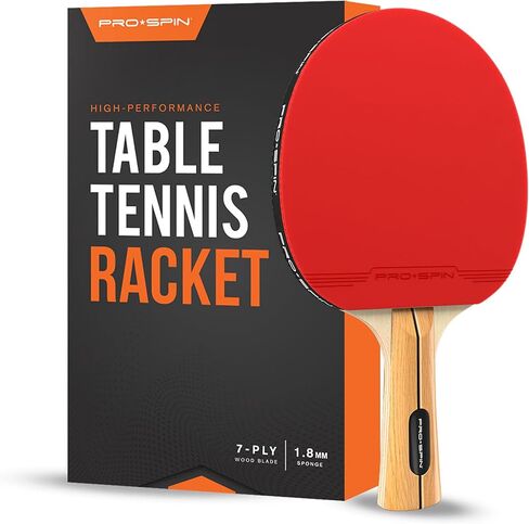 PRO-SPIN Ping Pong Paddles - High-Performance Sets with Premium Table Tennis Rackets, 3-Star Ping Pong Balls, Compact Storage Case | Ping Pong Paddle Set of 2 or 4 for Indoor & Outdoor Games in Kuwait