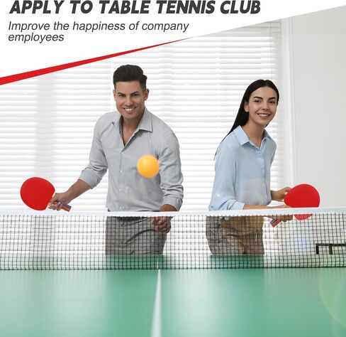 Liliful 8 Pieces Table Tennis Paddle Set Indoor Tennis Rackets Bulks Portable Table Tennis Accessories with 12 Table Tennis Balls and Storage Bag for Indoor Outdoor Kids Adult Professional Games in Saudi Arabia