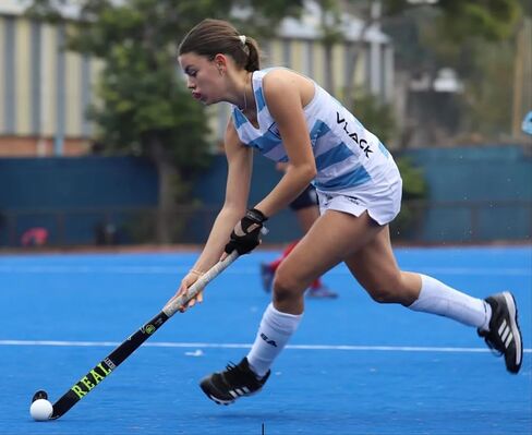 لعبة الهوكي الحقيقية - عصا الهوكي الميدانية تحتوي على 75% من الكربون، و20% من الألياف الزجاجية، و5% من الأراميد والكيفلر - رأس سطح خشن (أخضر نيون) in Kuwait