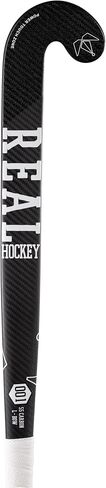 الهوكي الحقيقي - عصا الهوكي الميدانية مع 55% كربون، 40% ألياف زجاجية، 5% أراميد وكيفلار - رأس سطح خشن (أبيض نظيف) in Kuwait