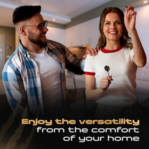 IgnatGames Darts Metal Tip Set - Professional Darts with Stylish Case and Darts Guide, Steel Tip Darts Set with Aluminum Shafts + Rubber O'Rings + Extra Flights + Dart Sharpener and Wrench in Kuwait