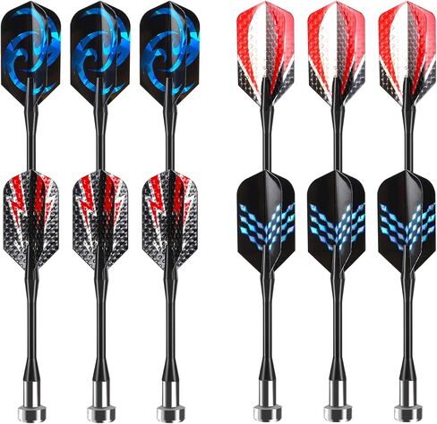 Accmor 12pcs Magnetic Darts, Replacement Dart Game Safety Plastic Darts, Magnetic Darts for Dartboard in Kuwait