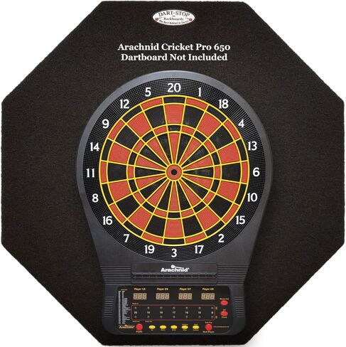 لوحة خلفية احترافية لرمي السهام مقاس 36 بوصة من Dart-Stop، مثمنة | حامي الجدار | دارتبوارد المحيطي in Kuwait