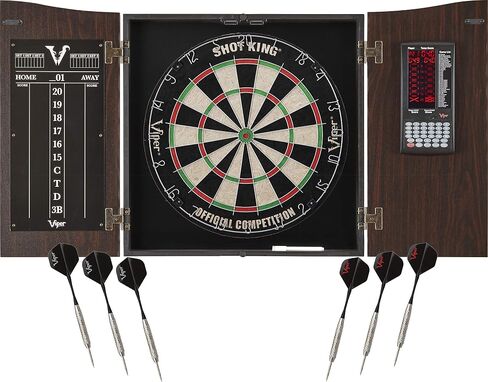 Viper Vault Deluxe Dartboard Cabinet with Integrated Pro Score and Cricket Scoreboard in Saudi Arabia