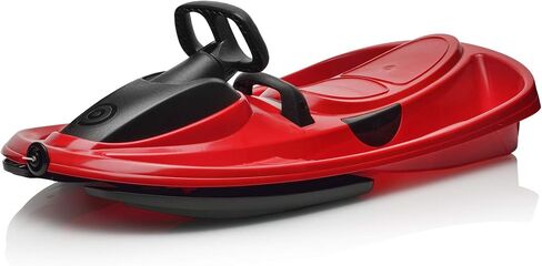 جيزمو رايدرز زلاجات الثلج للأطفال والكبار - زلاجات التوبوغان، عجلة قيادة سهلة الدوران، مقعد مضاد للانزلاق، فرامل سحب، مزلجة بلاستيكية متينة، خفيفة الوزن، ألعاب خارجية، ألعاب ثلج، للأعمار من 3 سنوات فما فوق، 260 رطلاً in Kuwait