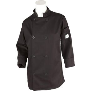 Mercer Culinary M60020WH1X Millennia Women's Cook Jacket with Traditional Buttons, X-Large, White