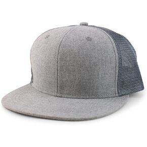 Armycrew كبيرة الحجم 2XL فارغة عادي منظم شبكة الظهر قبعة مسطحة Snapback