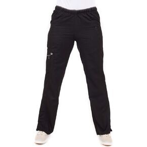 LifeThreads Ergo 2.0 Women's Straight Leg Cargo Pant Black M in Saudi Arabia