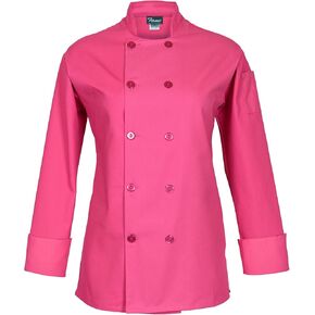 FAME Women's Basic Short Sleeve Chef Coat - C100PS