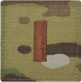 Air Force Second Lt Rank OCP with Hook and Loop
