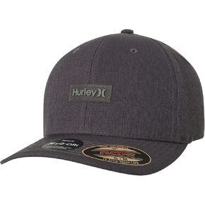 Hurley Men's Baseball Cap - H2O-DRI Redondo Flat Brim Sweat Resistant Fitted Hat