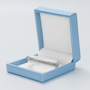 Oirlv Blue Gorgeous Bracelet/Bangle Box for Wedding, Christmas, Birthday Bracelet Gift Box for Women and Girl Jewelry Gift Box