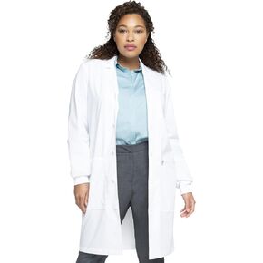 معطف Cherokee Professional Lab للرجال والنساء ذو ​​تصميم عصري وأزرار إغلاق أمامية مع جيب واحد على الصدر WW306AB