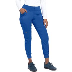 BARCO Grey's Anatomy Impact GIP554 Women's 6-Pocket Jogger Pant New Royal XLP
