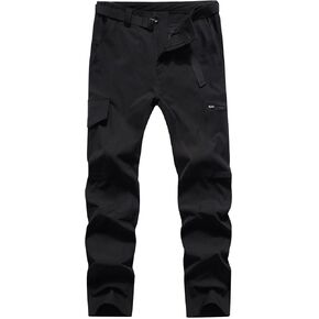 سراويل MOERDENG للرجال خفيفة الوزن للمشي لمسافات طويلة مع حزام مقاوم للماء وسريع الجفاف، سراويل تكتيكية قابلة للتمدد in Kuwait