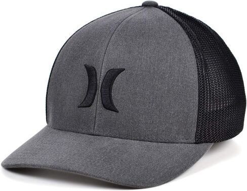 قبعة Hurley Icon Washed Flexfit القابلة للتمدد باللون الأسود in Kuwait