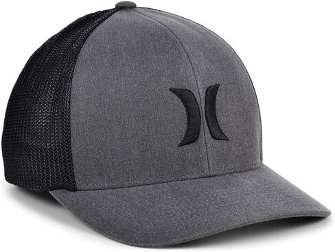 قبعة Hurley Icon Washed Flexfit القابلة للتمدد باللون الأسود in Kuwait