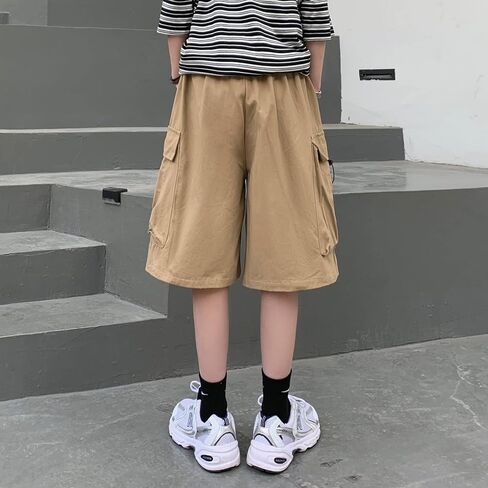 Skateboard Frog Women Baggy Cargo Shorts Bermuda Casual Sports Wide Leg Short Pants with Pockets in Kuwait
