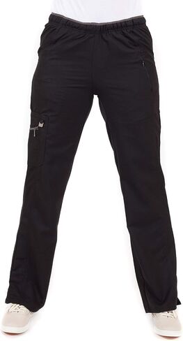 LifeThreads Ergo 2.0 Women's Straight Leg Cargo Pant Black M in Saudi Arabia