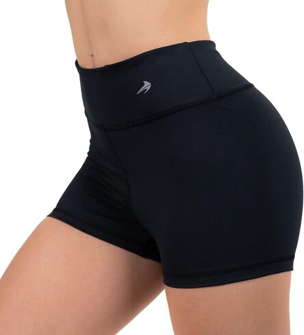 شورت ضاغط للنساء من CompressionZ - شورت سباندكس قصير لراكبي الدراجات النارية للنساء - الجمباز، الجري، اللياقة البدنية، اليوغا، السباحة، الدراجة in Kuwait