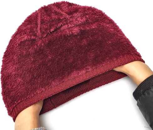 3 قطعة مجموعة النساء الجمجمة قبعة الثلوج قبعة تزلج الرقبة دائرة وشاح قناع الوجه أقنعة الشتاء متماسكة الصوف قبعة الطقس البارد in Kuwait