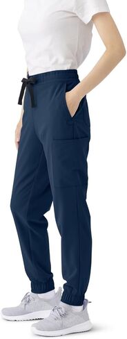 افي. بنطلون Cargo Jogger للسيدات من First باللون الفحمي، L in Kuwait