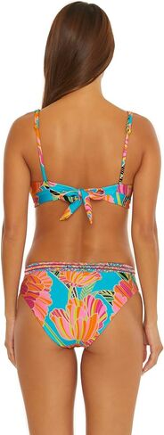 Trina Turk Women's Standard Poppy Banded Halter Bikini Top-Adjustable, Tie Back, Swimwear Separates in Kuwait