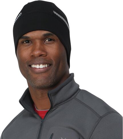 TrailHeads Men's Convertible Mittens and Running Beanie Reflective Gift Set - Black in Kuwait