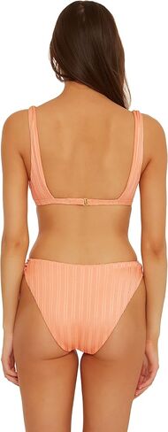 ISABELLA ROSE Women's Standard Champagne Maui Classic Cut Bikini Bottom-Cheeky Coverage, Swimwear Separates in Saudi Arabia