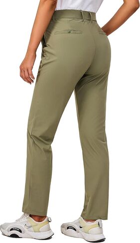 Little Donkey Andy Women's Golf Pants Stretch Quick Dry Lightweight Straight Leg Business Casual Slacks with Pockets in Kuwait
