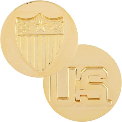 MEDALS OF AMERICA EST. 1976 Army Adjutant General Branch Insignia with US Insignia in Saudi Arabia