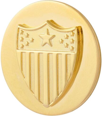 MEDALS OF AMERICA EST. 1976 Army Adjutant General Branch Insignia with US Insignia in Saudi Arabia