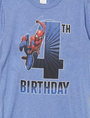 Marvel Kids' Spiderman 4th Bday T-Shirt in Kuwait