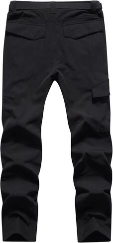 سراويل MOERDENG للرجال خفيفة الوزن للمشي لمسافات طويلة مع حزام مقاوم للماء وسريع الجفاف، سراويل تكتيكية قابلة للتمدد in Kuwait