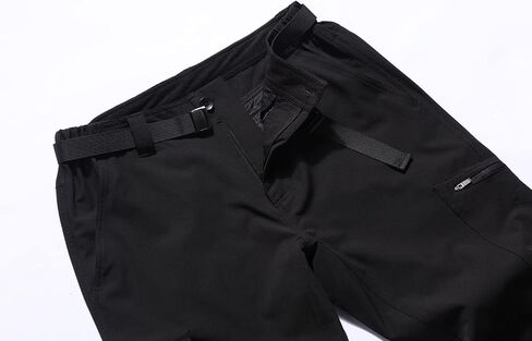 سراويل MOERDENG للرجال خفيفة الوزن للمشي لمسافات طويلة مع حزام مقاوم للماء وسريع الجفاف، سراويل تكتيكية قابلة للتمدد in Kuwait