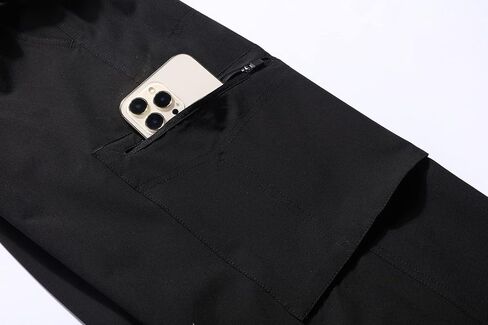 سراويل MOERDENG للرجال خفيفة الوزن للمشي لمسافات طويلة مع حزام مقاوم للماء وسريع الجفاف، سراويل تكتيكية قابلة للتمدد in Kuwait